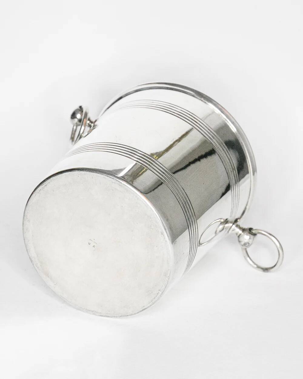 Vintage silver-plated metal ice bucket / cooler by Ercuis