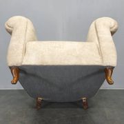 Italian Mid Century Velvet Lounge Armchair, 1950s
