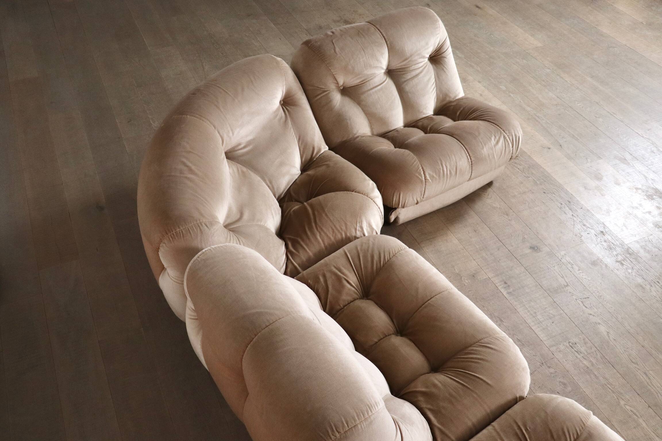 Nuvolone modular sofa by Rino Maturi for Mimo Padova, 1970s