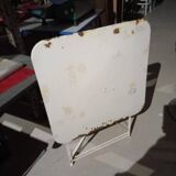 Folding iron table