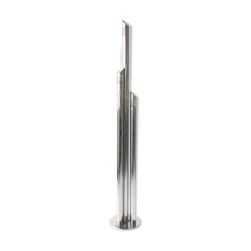 Sculptural Chromed Floor Lamp by Goffredo Reggiani, Italian Collectible Design