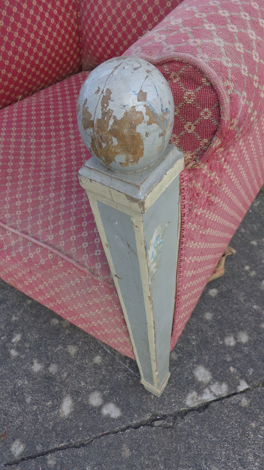 Empire armchair to restore