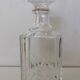 Vintage cut crystal whiskey decanter