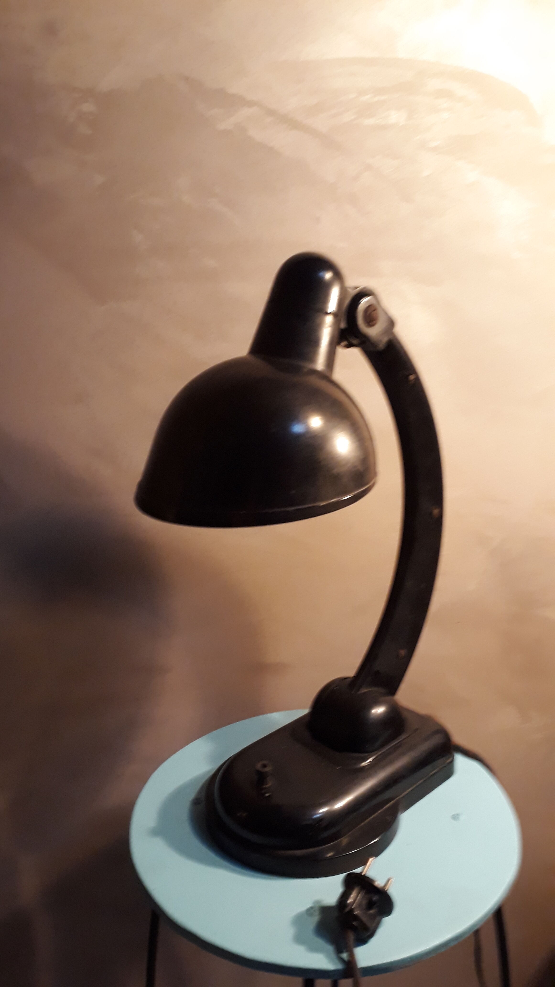 Bakelite Lamp Office Lamp E. K. Cole Bauhaus 1940