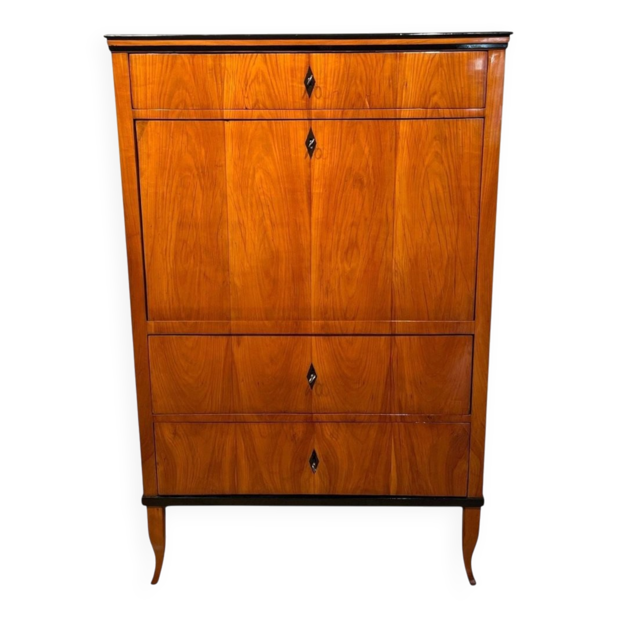 Biedermeier Secretary in Cherry Veneer, 1820s