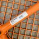 Vintage Ikea Vasteron stool, orange steel wire, 1990s