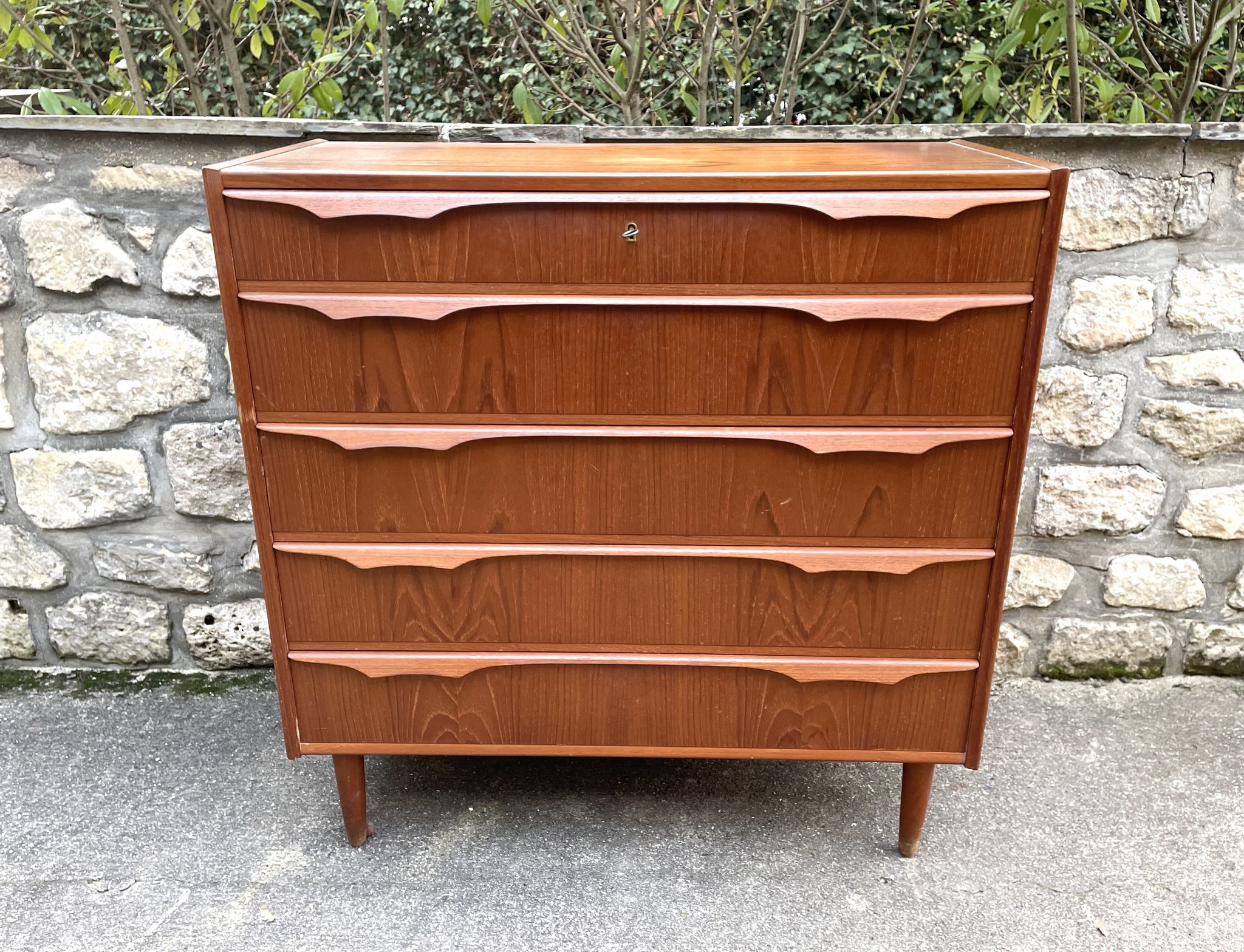 Danish teak chest of drawers for Trekanten 1960's, Denmark