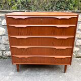 Danish teak chest of drawers for Trekanten 1960's, Denmark