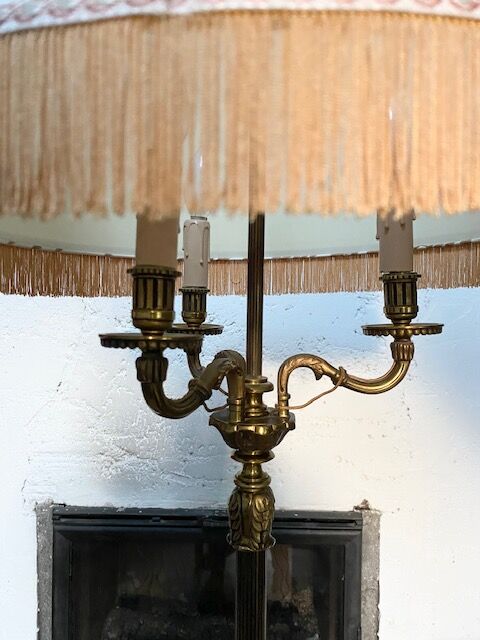 Brass floor lamp 50s/60s