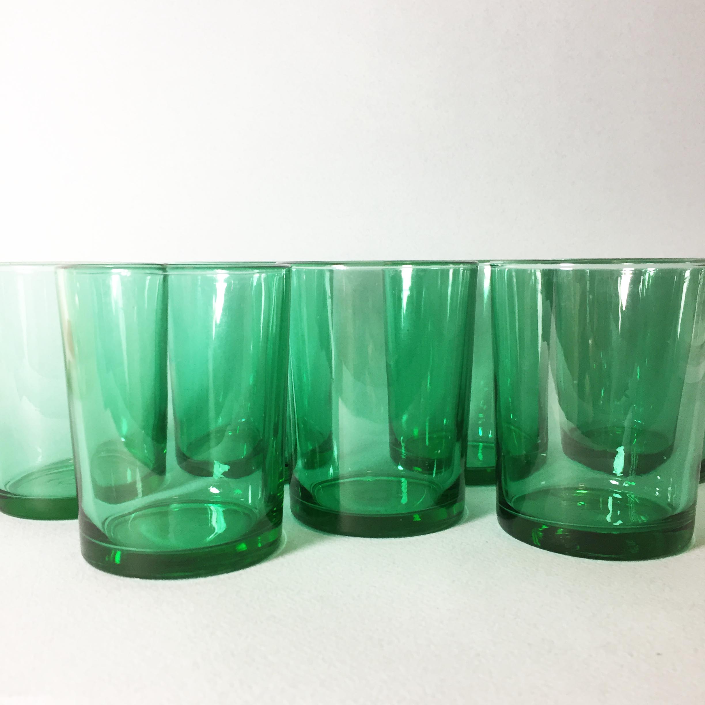 Set de 7 verres Lesieur H9×Ø6,5cm
