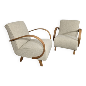Lounge Chairs by Jindrich Halabala, 1940s, Set of 2