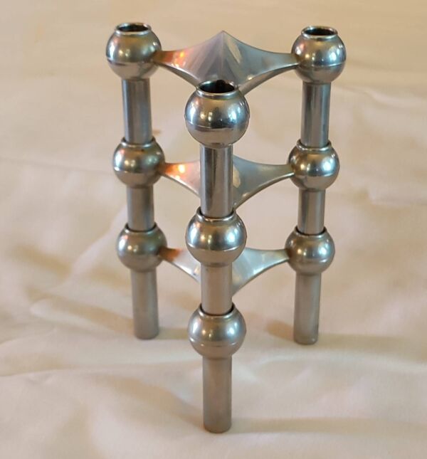 3 anciens bougeoirs Nagel design années 1960
