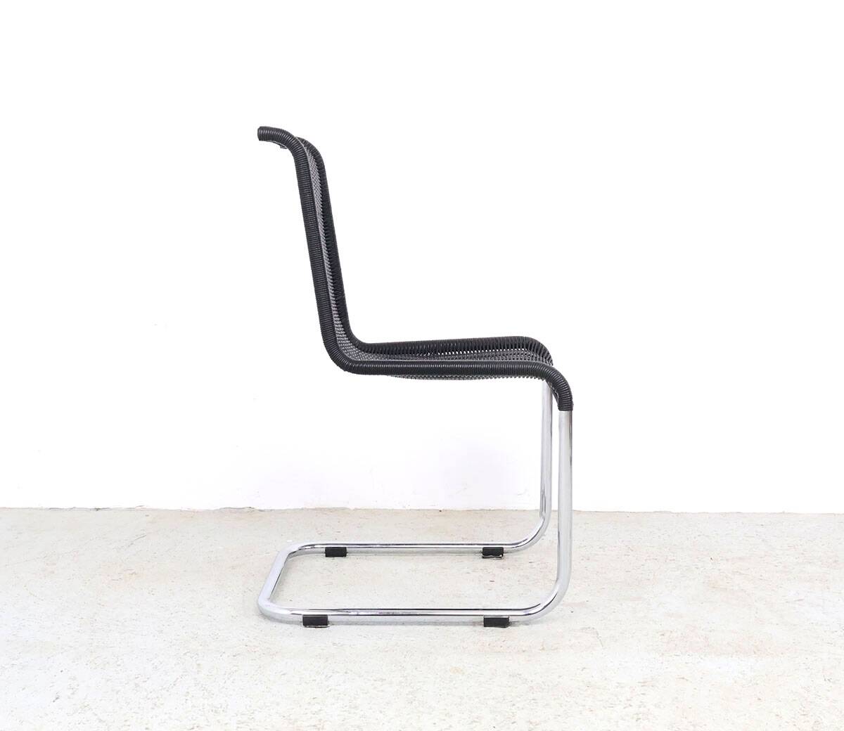 Tecta B20 cantilever chairs, 1980s set of 4