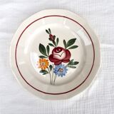 Set de 10 assiettes plates Sarreguemines, modèle Chatenois