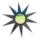 Antique metal sun mirror 70x70cm