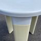 Tabouret blanc et beige Tatay 1960