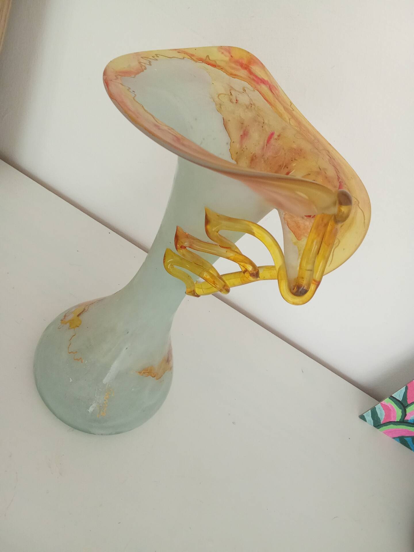 Vase en pâte de verre
