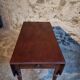 Table à abattants anglaise ancienne en acajou, fin XIXe siècle