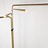 Lampadaires réglables par Goffredo Reggiani en laiton, Italie, années 1970