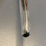 Flared cup in bubbled Murano crystal