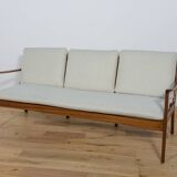 Mid Century Three-seater Sofa Model PJ112  by Ole Wanscher for Poul Jeppesens, Denmark, 1960s