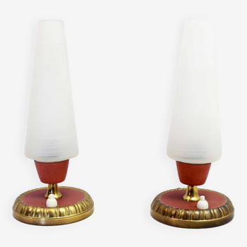 Pair of bedside lamps 1950