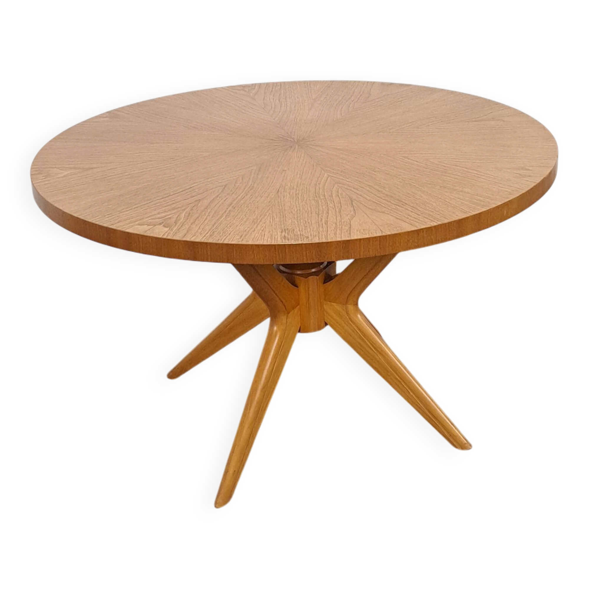 Table basse ronde avec pieds en bois Ilse Möbel