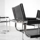 "S34" chairs by Mart Stam and Marcel Breuer for Fasem, Italy 1980s.