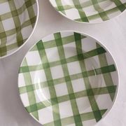 Set of 6 deep plates Moulin des Loups, Tablecloth