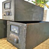 Set of 3 industrial lockers