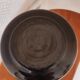 Black opaline vase
