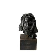 Bronze, portrait of a woman | Maurice Guillaume, 20th century