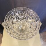 Glass triumph cup with handles 70s vintage