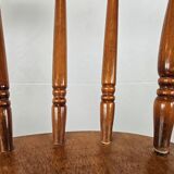 Set of 4 country style chairs, 80s