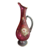 Pitcher – Colored enameled glass – FT Legras