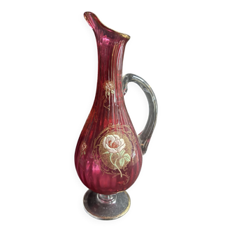 Broc – Verre émaillé coloré – F. T. Legras