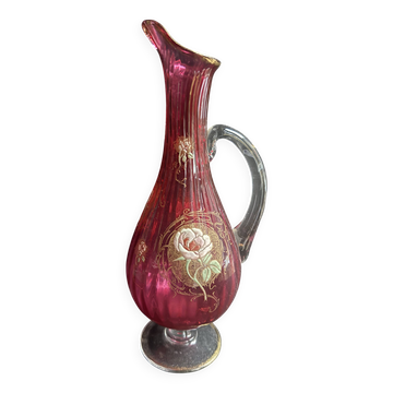 Broc – Verre émaillé coloré – F. T. Legras