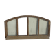 Imposte cintré de porte d'entrée