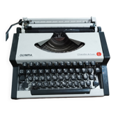 Olympia Traveller de Luxe White Typewriter