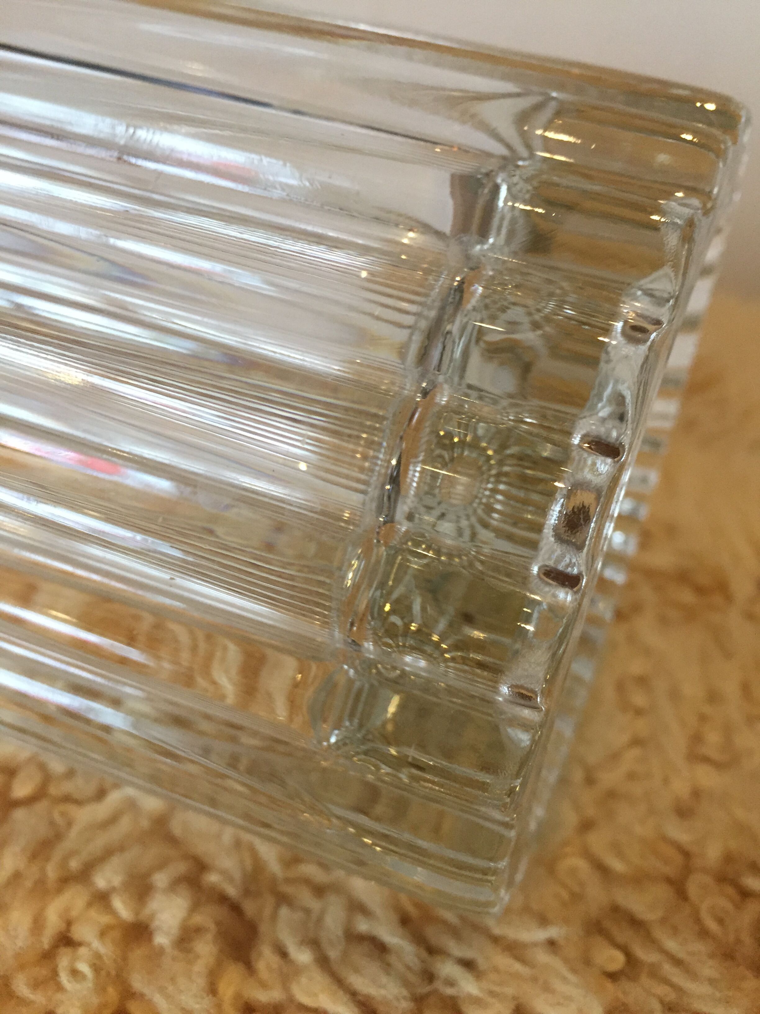 Vintage glass vase