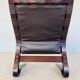 Vintage Scandinavian cognac lounge chair by Oddvin Rykken
