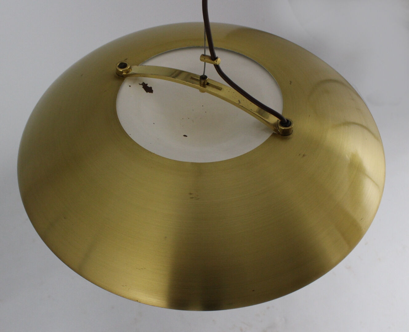 Brass Pendant Lamp from Temde Leuchten, 1970s