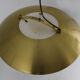 Brass Pendant Lamp from Temde Leuchten, 1970s