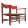 1930s Italian rustic wooden country chic bench