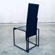Postmodern architectural dining chairs, Italy, 1980s, set of 10