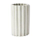 Vase en ciment blanc 29cm