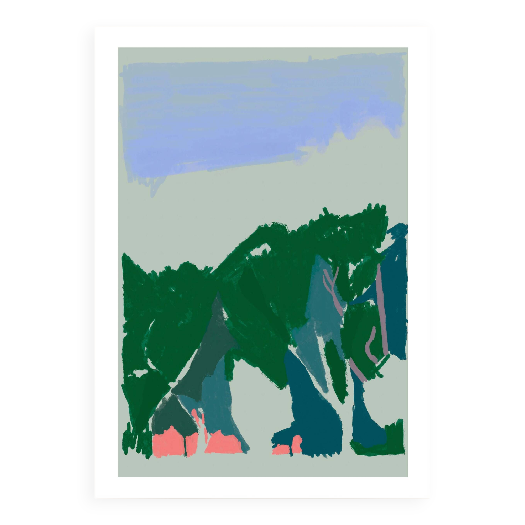 Les Arbres - Illustration A3