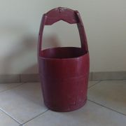 Pair of early 1900s wooden planters