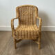 Children's chair in woven wicker