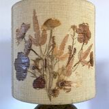 Lampe vintage en grès pyrité années 70